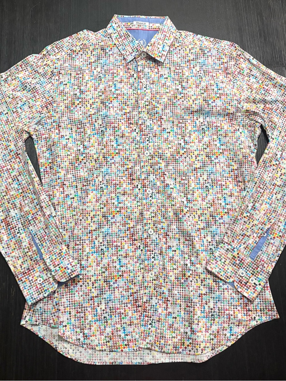 Bugatchi Men's Multicolor Dot-Pattern Button-Down Shirt